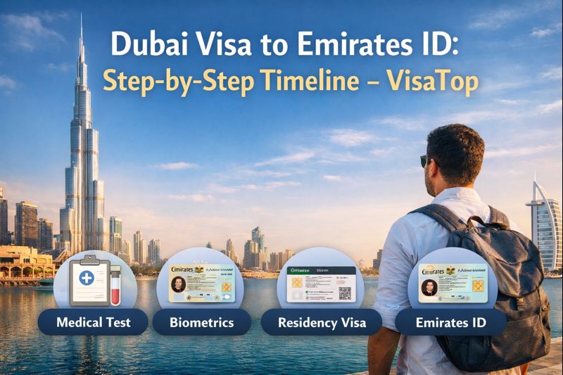 Dubai Visa to Emirates ID: Step-by-Step Timeline